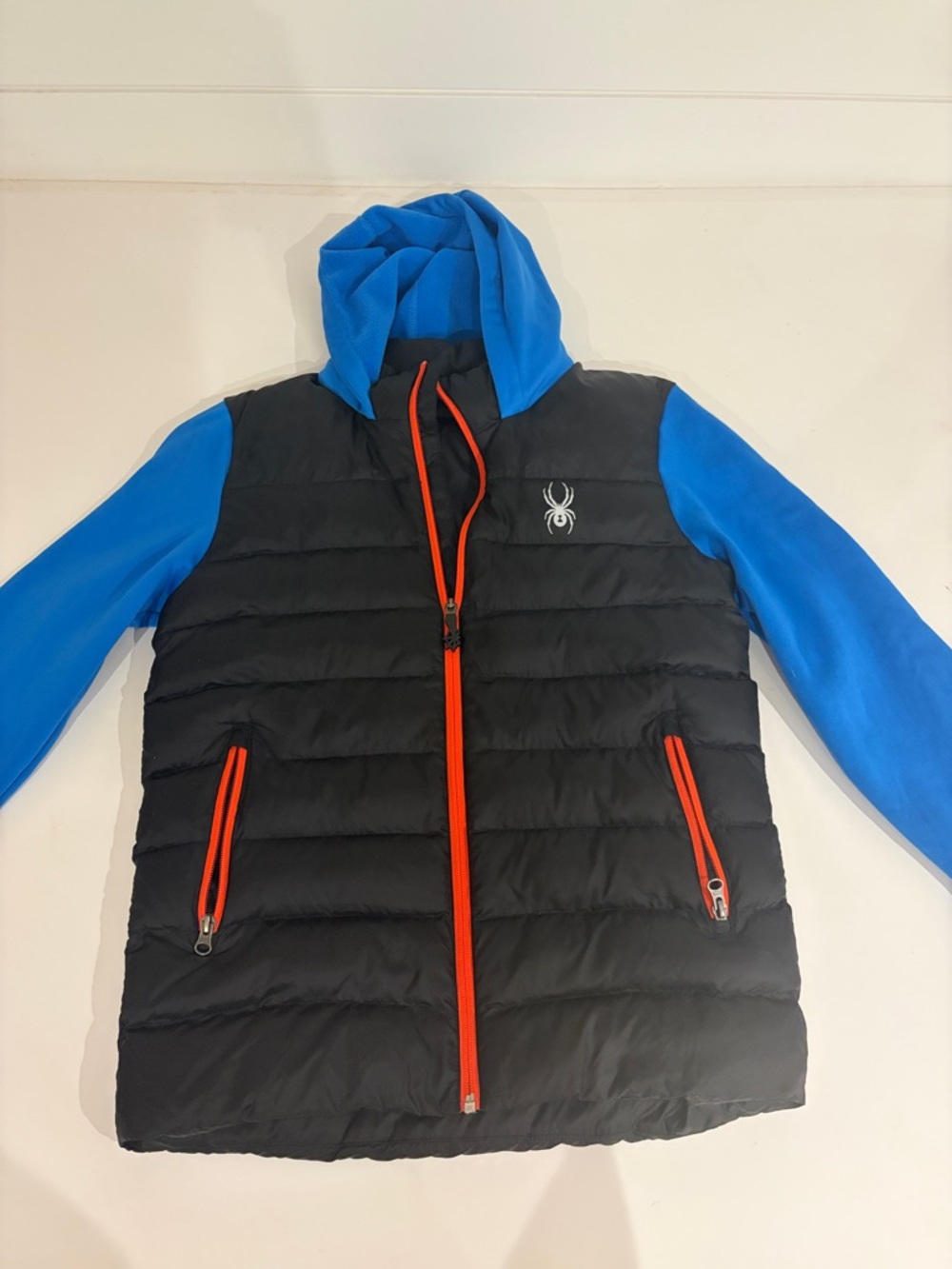 Spyder Blue and Black Puffer